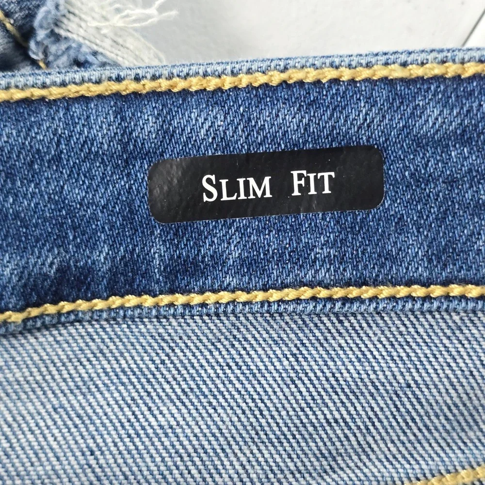 Judy Blue Slim Fit Distressed Medium Wash Jeans Womens 13/31 JB82590MD-CO